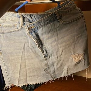 Forever 21 Women’s Blue Jean Skirt